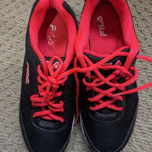 Fila Black Running Shoes Size 10